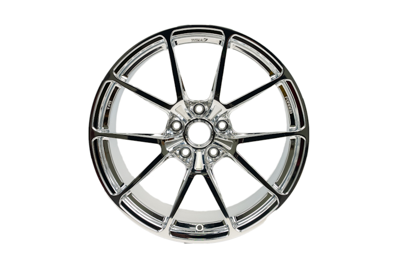 Titan 7 TP-5 19x9,20x11.5 5x120 Chevrolet C8 Corvette - Polished Clear